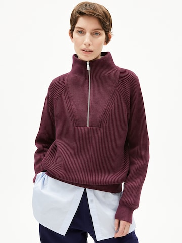 ARMEDANGELS Sweater in Red: front