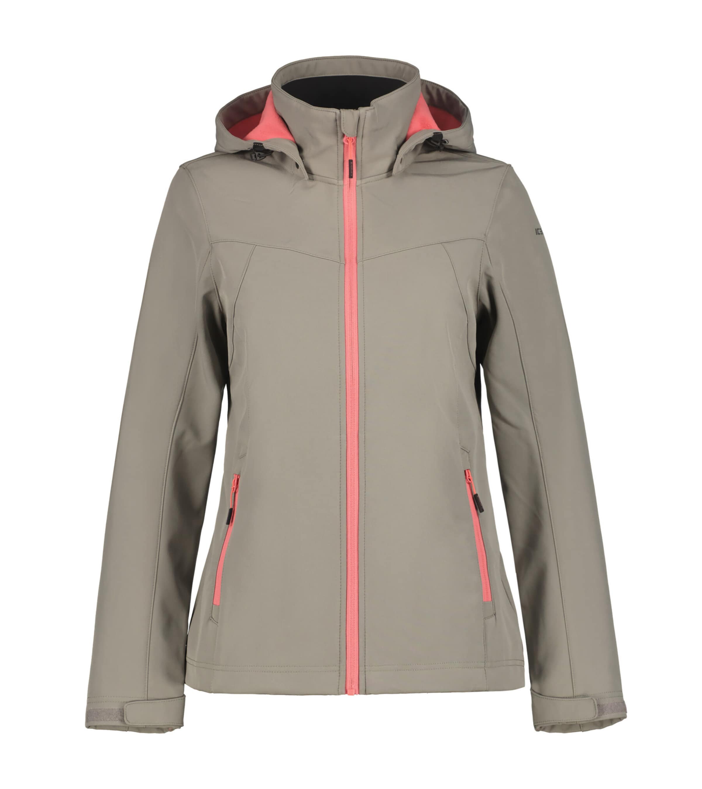 ICEPEAK Udendørsjakke 'Brenham' i grå: forside
