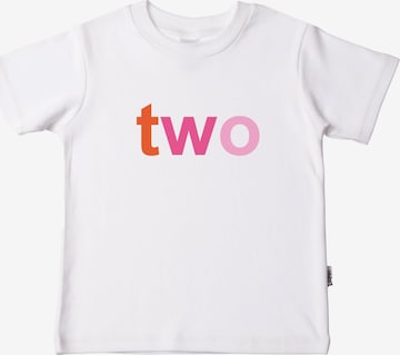 LILIPUT Cooles T-Shirt mit 'two'-Print in Weiß: predná strana