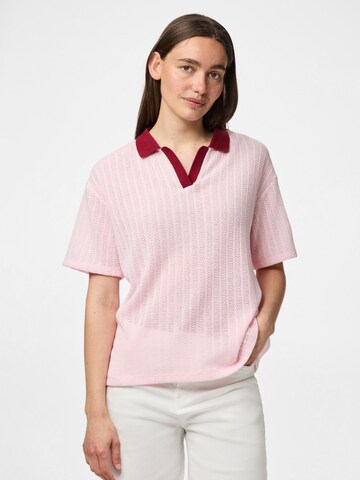 T-shirt 'PCAlysia' PIECES en rose : devant
