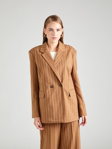 b.young Blazer in Brown: front