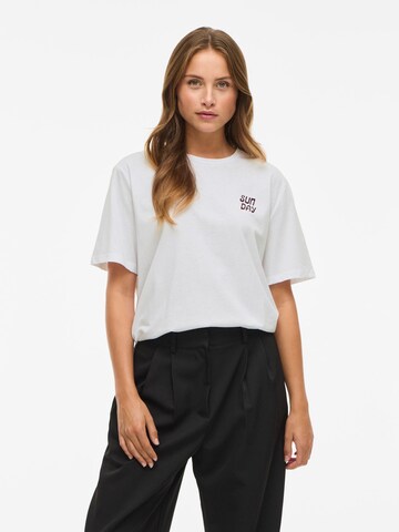 T-shirt 'VISage' VILA en blanc : devant