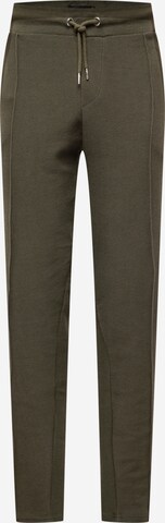 BURTON MENSWEAR LONDON Конический (Tapered) Штаны в Зеленый: спереди