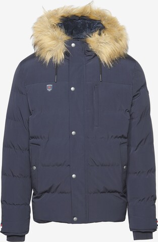 KOROSHI Winter jacket in Blue: front