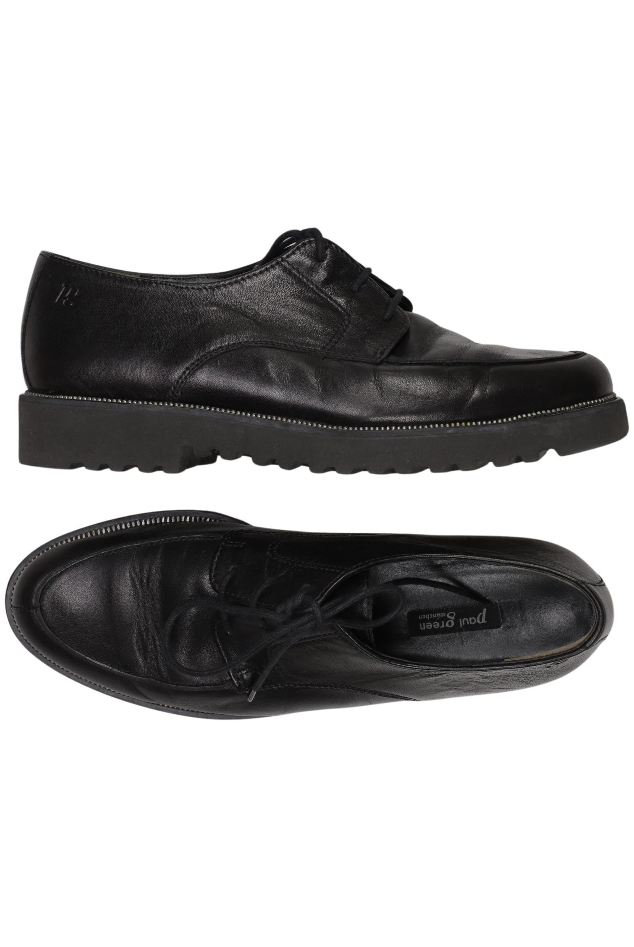Paul Green Flats & Loafers in 39 in Black: front