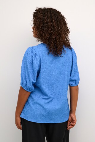 KAFFE CURVE Blouse 'Laila' in Blauw