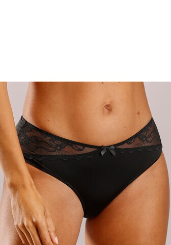 Slip di LASCANA in nero: frontale