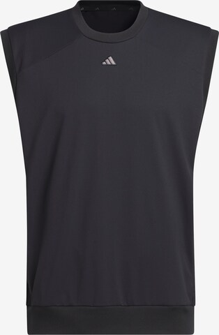 ADIDAS PERFORMANCE Sports Vest in Black: front