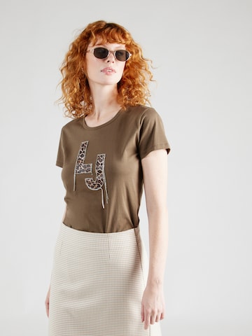 T-shirt 'Leo' Liu Jo en marron : devant