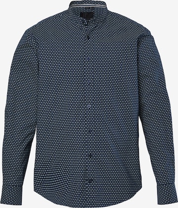 JP1880 Regular Fit Hemd in Blau: Vorderseite