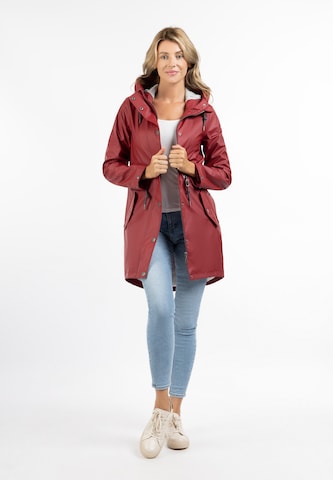 Manteau fonctionnel Usha en rouge