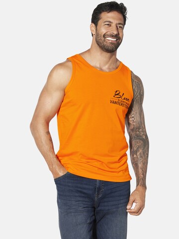 Jan Vanderstorm Shirt 'Felton' in Oranje: voorkant