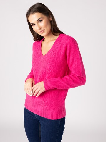 Quiosque Sweter w kolorze różowy: przód