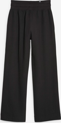 PUMAWide Leg/ Široke nogavice Sportske hlače 'Her' - crna boja