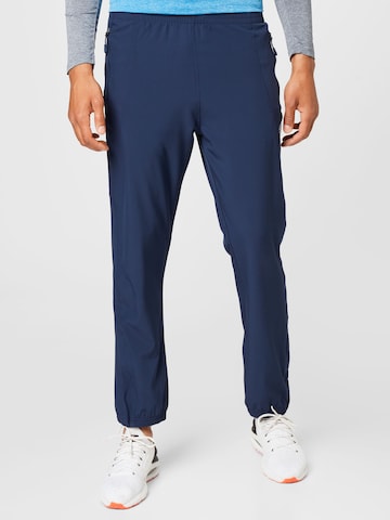 BIDI BADU Tapered Workout Pants 'Flinn' in Blue: front