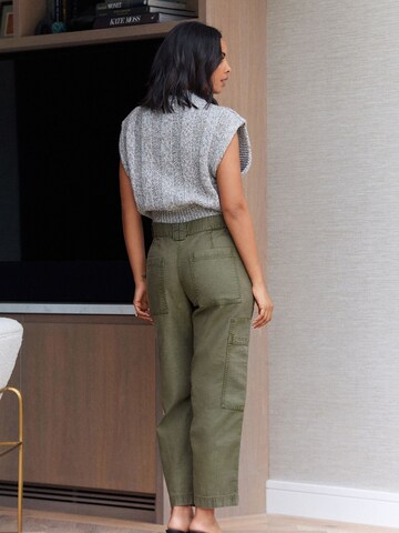 Next - Loosefit Pantalón cargo en verde