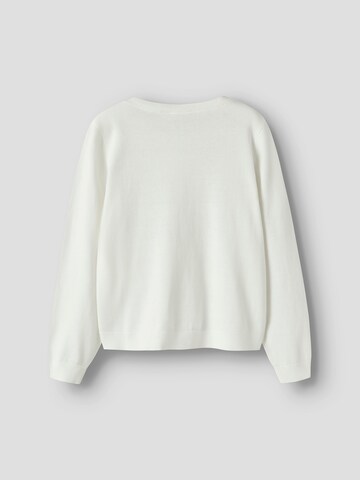 NAME IT Вязаная кофта 'NKFValane' в Белый