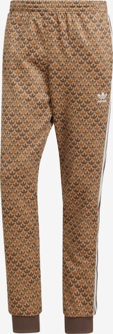 ADIDAS ORIGINALS Pants 'SSTR Classic' in Brown: front