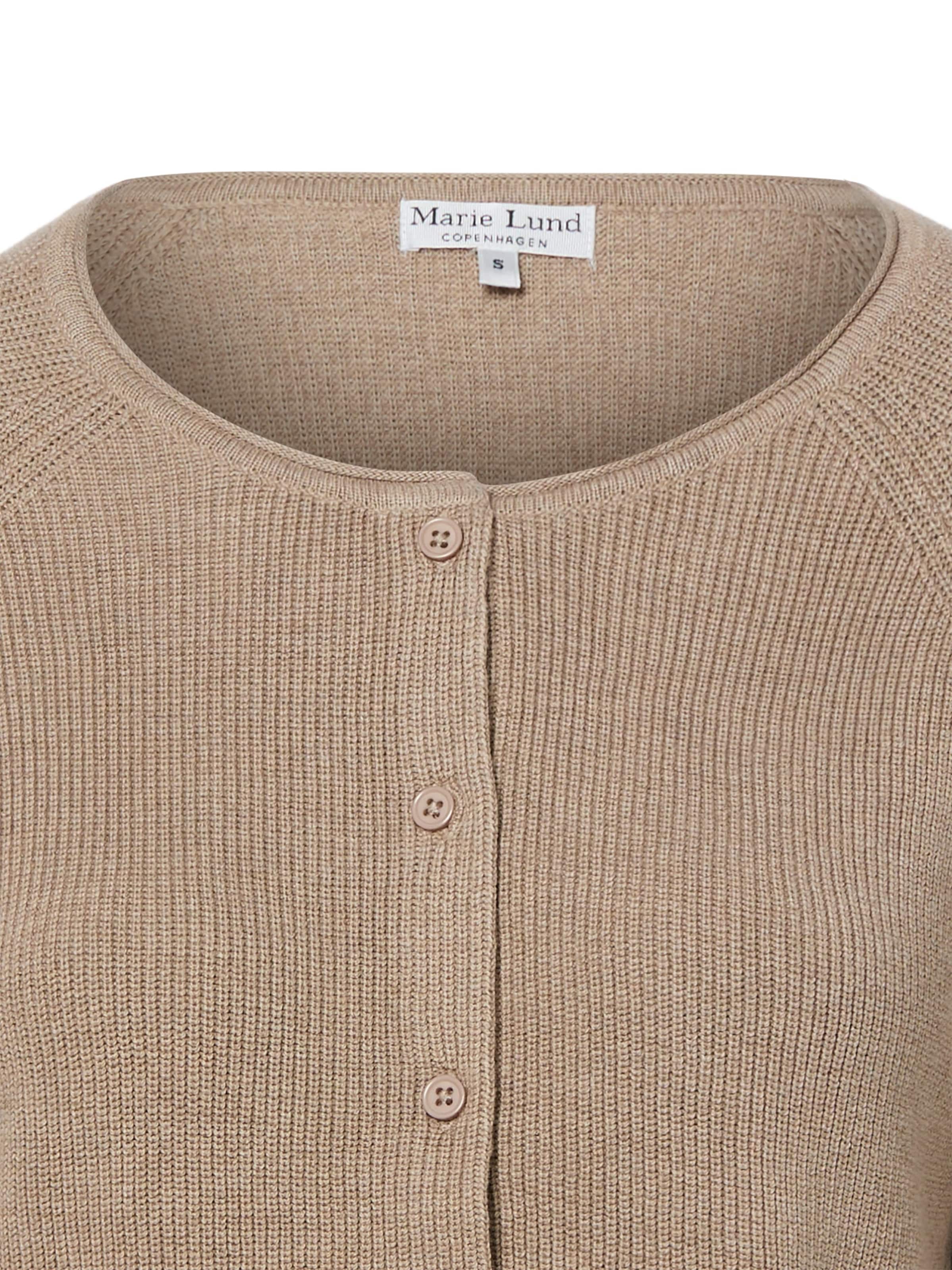 Marie Lund Knit cardigan in Beige