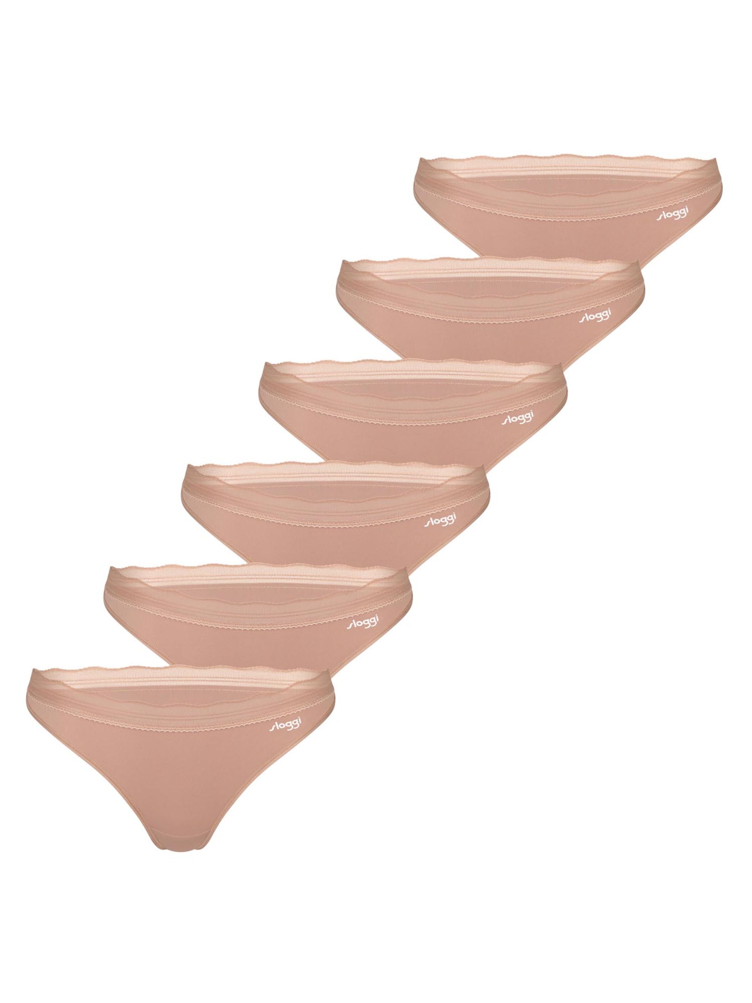 SLOGGI String 'Go Blush' in Beige: front