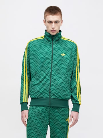 ADIDAS ORIGINALS Кофта на молнии 'FIREBIRD' в Зеленый: спереди