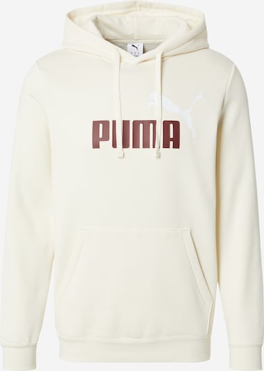 PUMA Urheilullinen collegepaita 'ESS No. 1' värissä kerma / viininpunainen / valkoinen, Tuotenäkymä