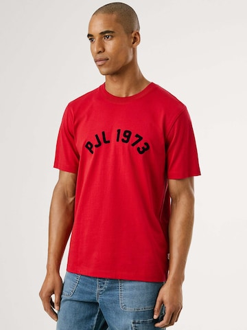 T-Shirt 'Maverick' Pepe Jeans en rouge