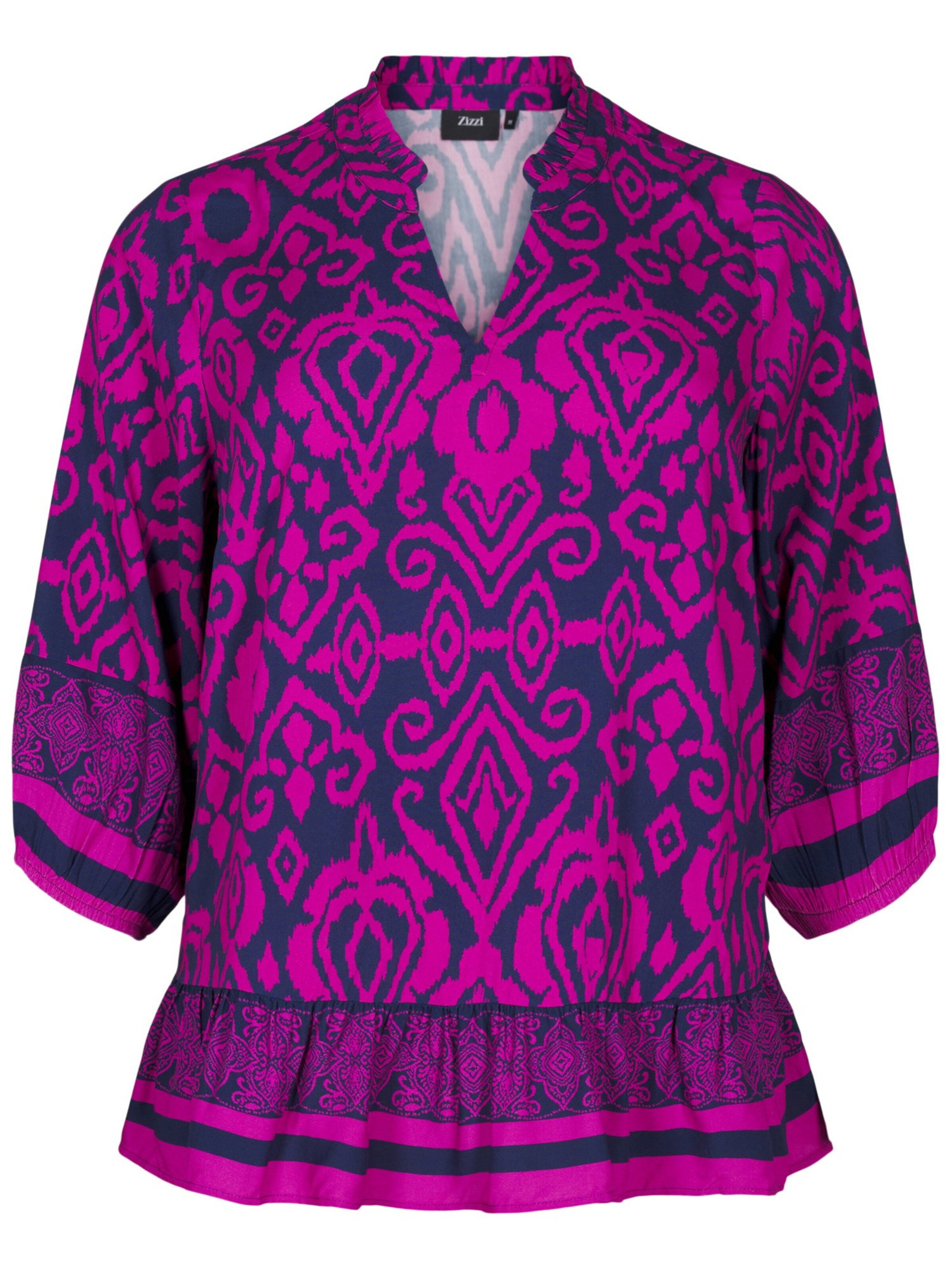 Zizzi Blúz 'EBING' - rózsaszín: elől