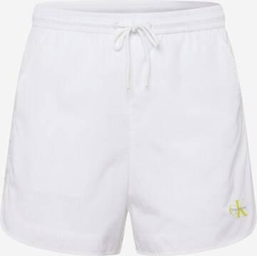 Calvin Klein Jeans Regular Shorts in Weiß: predná strana