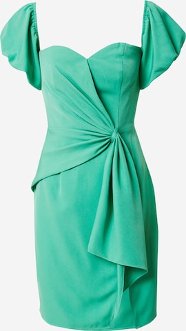 Chi Chi London Dress in Green: front