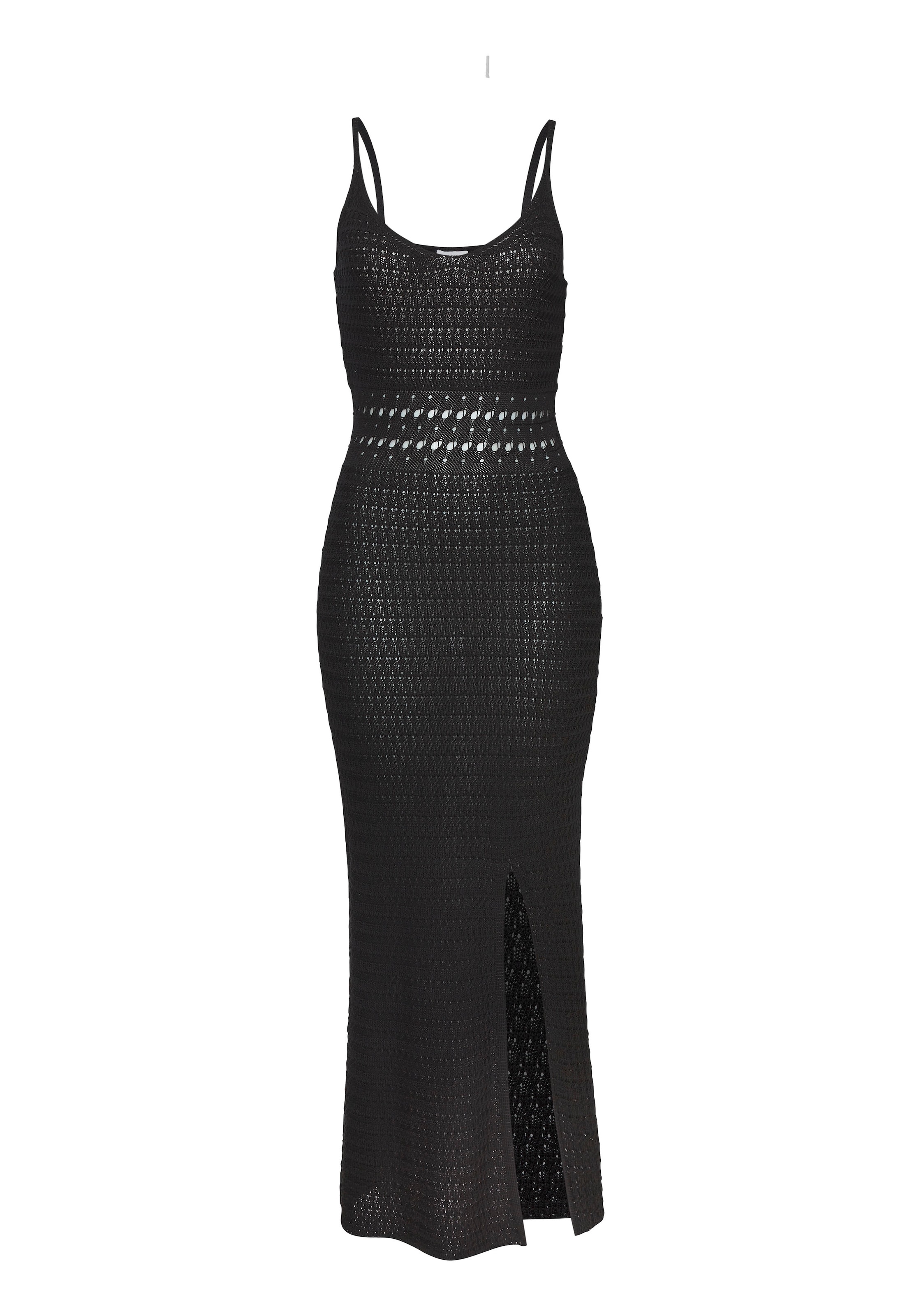 VIVANCE Knitted dress in Black: front