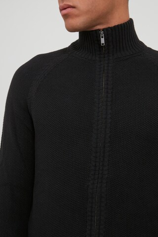BLEND Gebreid vest 'Thorson' in Zwart