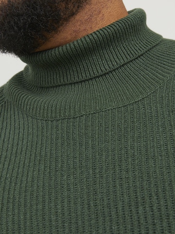 Jack & Jones Plus Sweater in Green