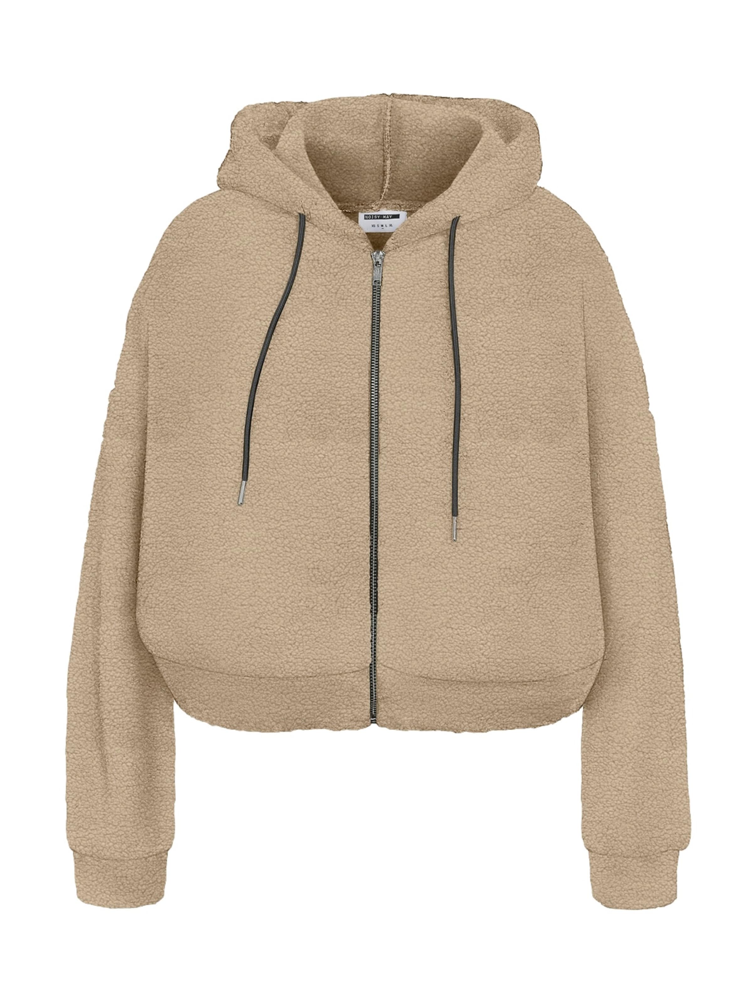 Noisy may Ζακέτα φλις 'NMCUDDLE' σε γκρι: μπροστά