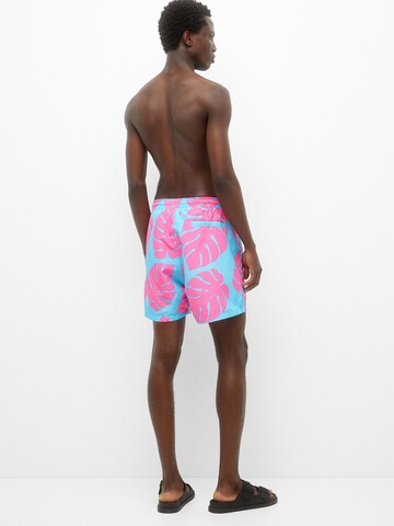 Pull&Bear Badeshorts i blå