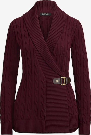 Lauren Ralph Lauren Neuletakki 'DONATO' värissä viininpunainen, Tuotenäkymä