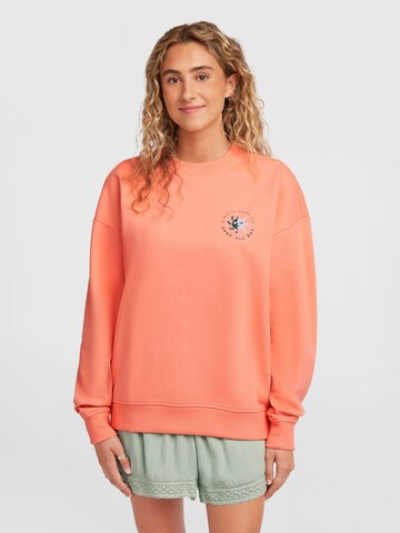 Sweat-shirt 'Summer' O'NEILL en orange : devant