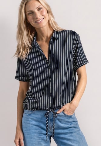 STREET ONE Blouse in Blue: front
