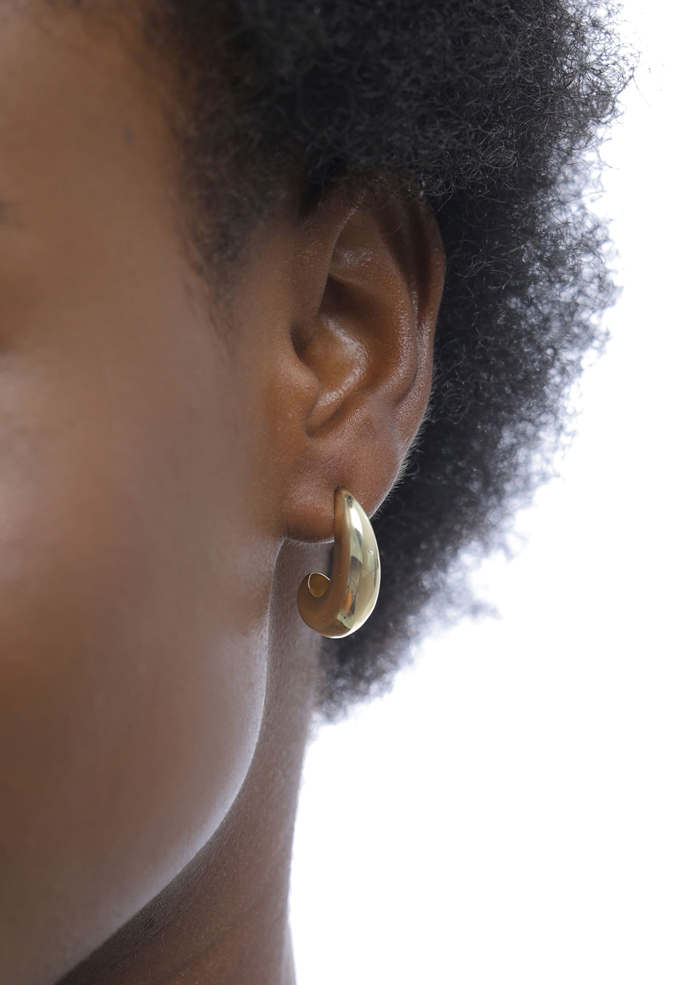 Boucles d'oreilles ELLI en or : devant