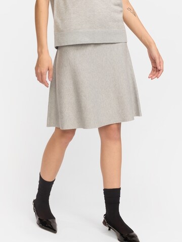 Soft Rebels - Falda ' SRHenrietta ' en gris: frente
