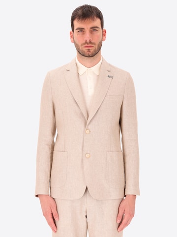 Distretto12 - Ajuste regular Chaqueta saco 'Certo' en beige: frente