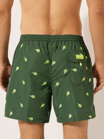 CALZEDONIA Regular Badeshorts in Grün