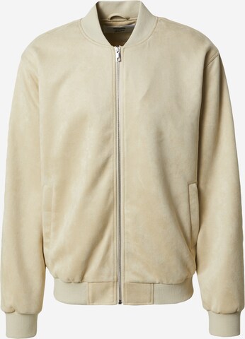 ABOUT YOU x Jaime Lorente Between-season jacket 'Pascal' in Beige: front