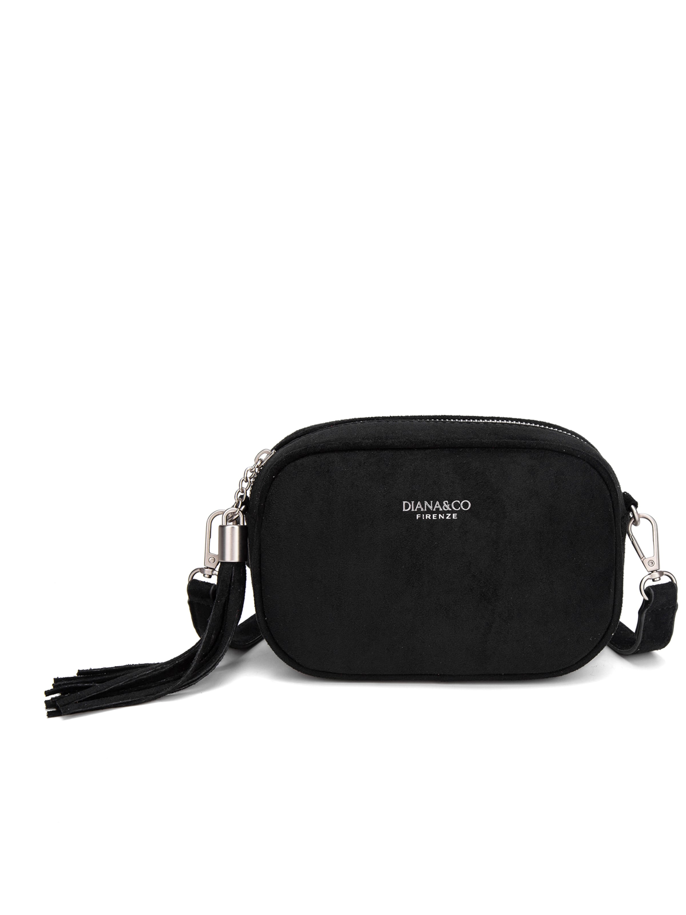 Borsa a tracolla di Diana&Co. in nero: frontale