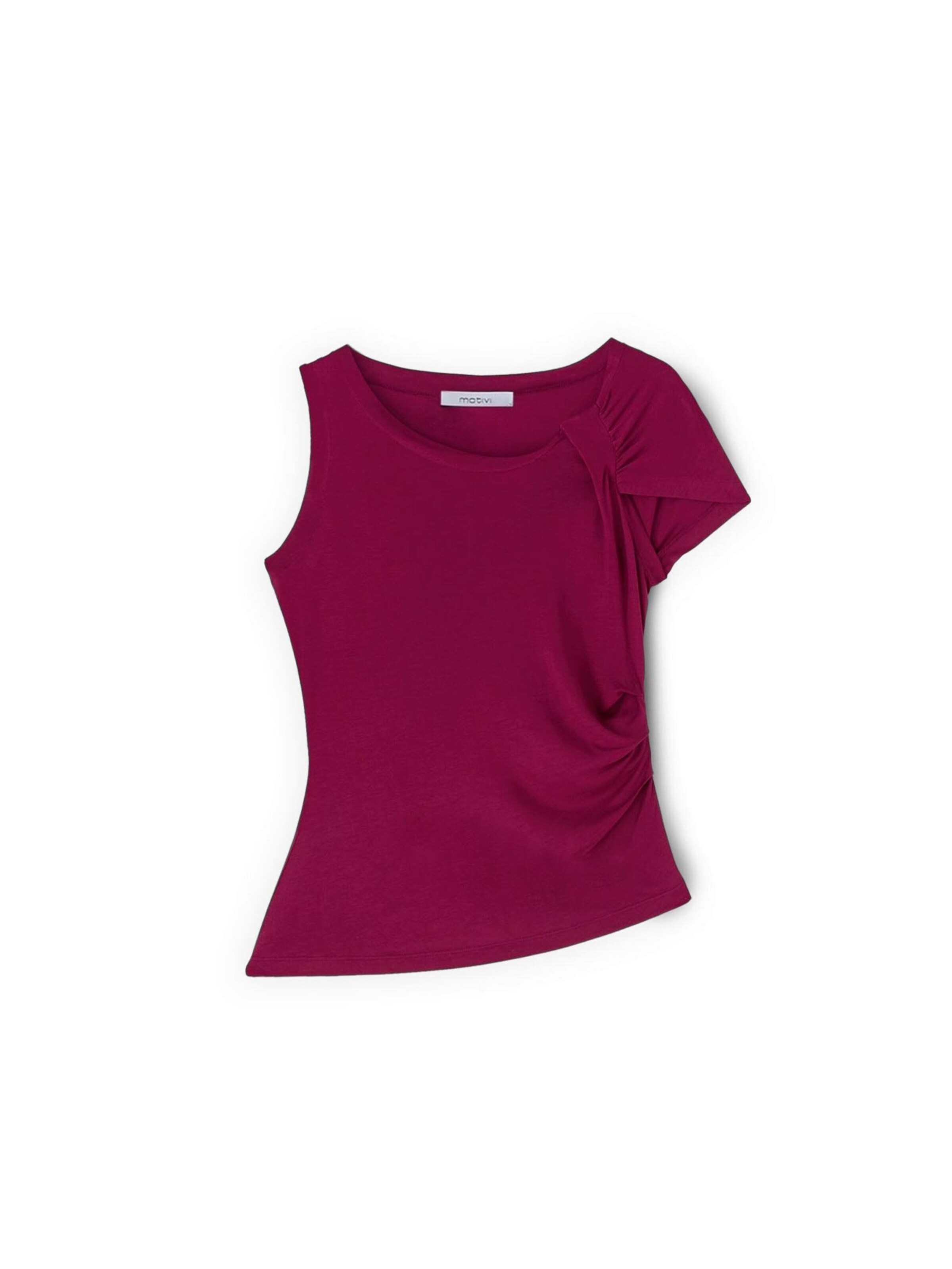 MOTIVI Top in Rood: voorkant