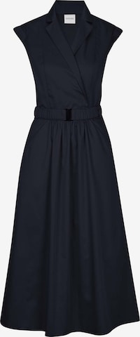 Robe-chemise MADELEINE en bleu : devant