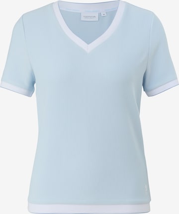 T-shirt comma casual identity en bleu : devant