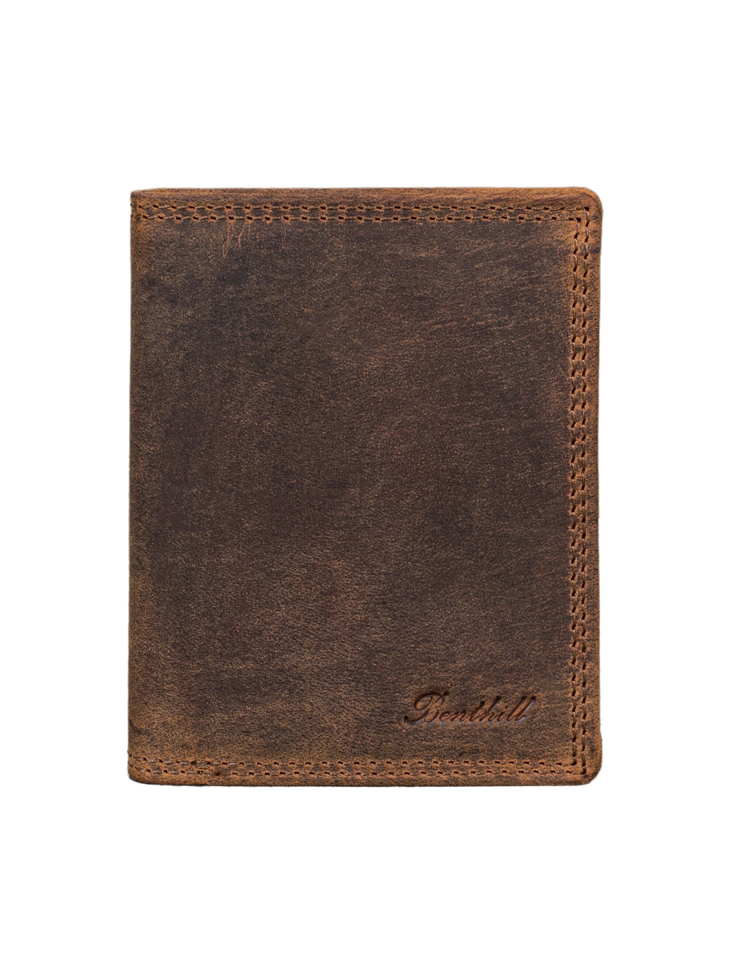 Benthill Wallet in Brown: front