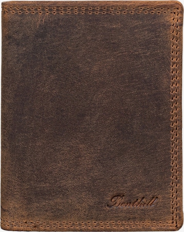 Benthill Wallet in Brown: front