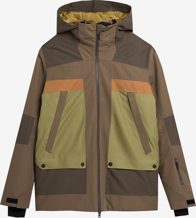 4F Veste outdoor en marron / vert, Vue avec produit